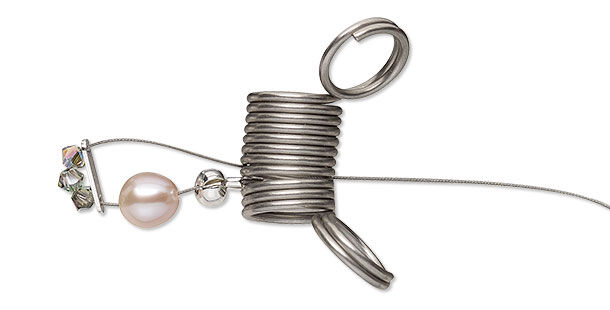 Beads on string with bead stopper
